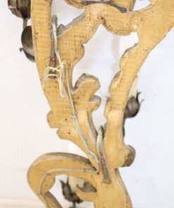 Gilded Wood Wall Sconce- back view detail 2- Styylish