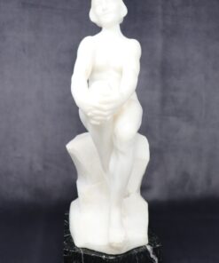 White Marble Sculpture - Front - Styylish