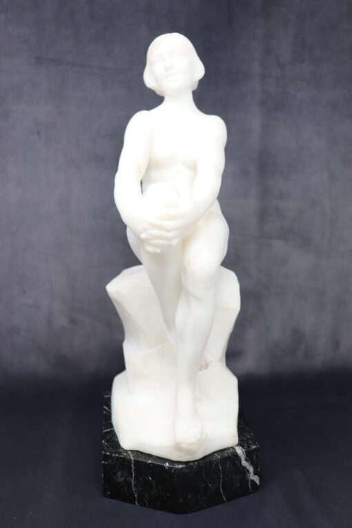 White Marble Sculpture - Front - Styylish