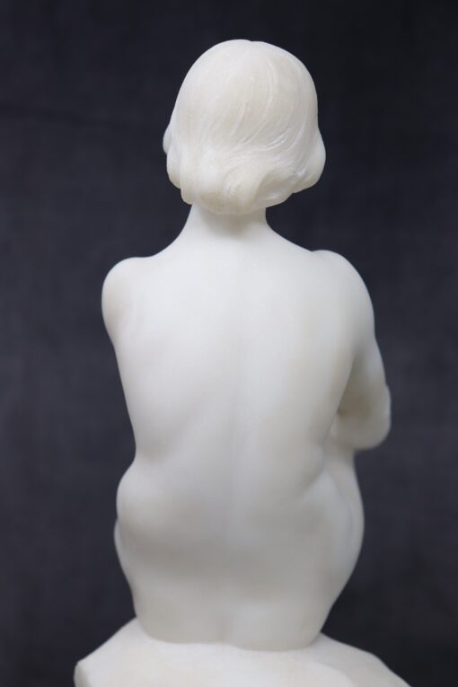 White Marble Sculpture - Back of Hair - Styylish