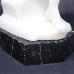 White Marble Sculpture - Marble Base - Styylish