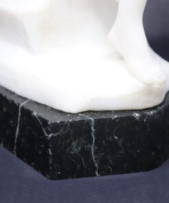 White Marble Sculpture - Marble Base - Styylish
