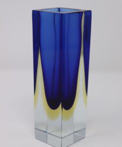 Blue Vase Murano Glass Flavio Poli - Side - Styylish