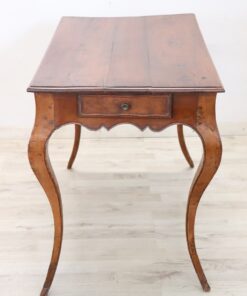 Antique Center Table - Side Drawer View - Styylish