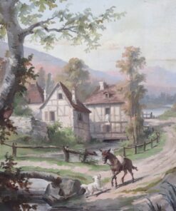 Country Landscape Oil Paintings - Painting of Country Detail - Styylish