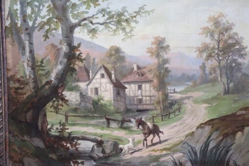 Country Landscape Oil Paintings - Painting of Country Detail - Styylish