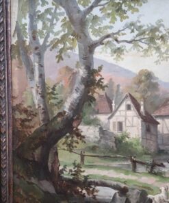 Country Landscape Oil Paintings - Tree Detail - Styylish