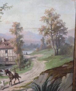 Country Landscape Oil Paintings - Background Detail - Styylish