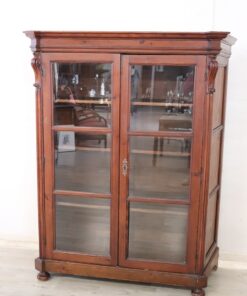 Italian Antique Bookcase - Front Profile - Styylish