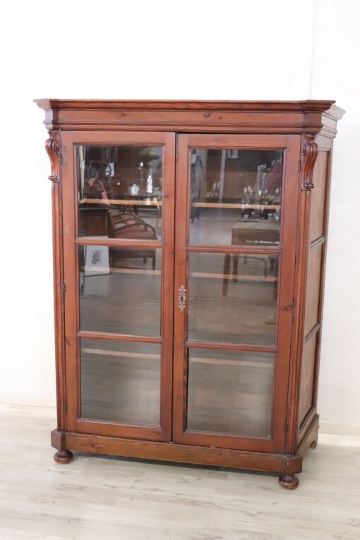 Italian Antique Bookcase - Front Profile - Styylish