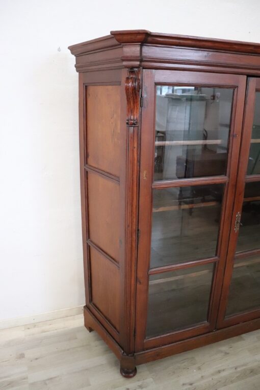 Italian Antique Bookcase - Side Profile - Styylish