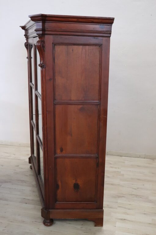 Italian Antique Bookcase - Side Detail - Styylish