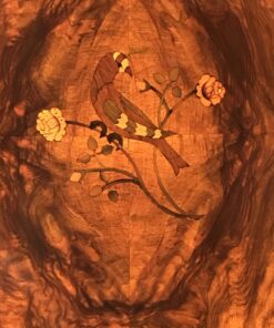 Louis XVI Cabinet with Secretary Desk - Inlay Bird Detail - Styylish