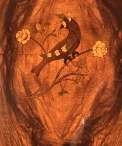 Louis XVI Cabinet with Secretary Desk - Inlay Bird - Styylish