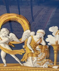 French Sopraporte Painting- detail 3- Styylish