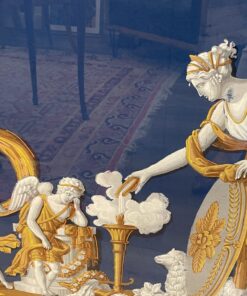 French Sopraporte Painting- detail 1- Styylish