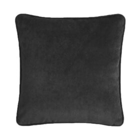 Happy Frame Collection Pillow Black With Black Piping