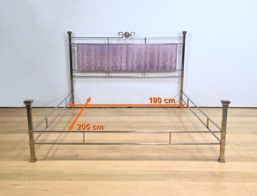 Versace Stainless Steel Bed - Interior Measurements - Styylish