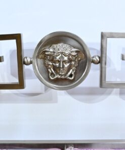 Versace Stainless Steel Bed - Metal Detail - Styylish