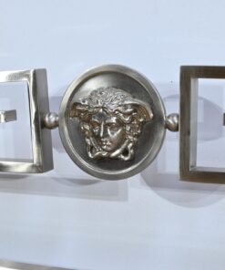 Versace Stainless Steel Bed - Medallion - Styylish