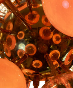 Large Sputnik Style Chandelier - Brass Center - Styylish