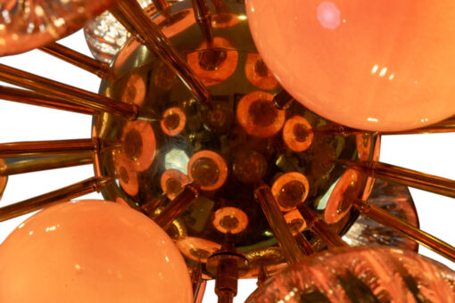 Large Sputnik Style Chandelier - Brass Center - Styylish