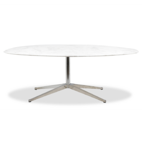 Florence Knoll for Knoll Table in Marble and Chromed Metal, Circa 1970