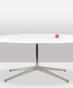 Knoll Table in Marble - Staged - Styylish