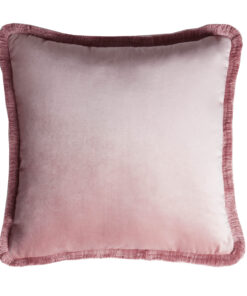 Velvet Fifty Cushion Pink With Fringes