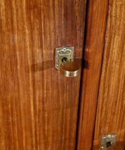 Small Blond Mahogany Bookcase - Key - Styylish