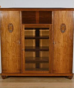 Small Blond Mahogany Bookcase - Height - Styylish