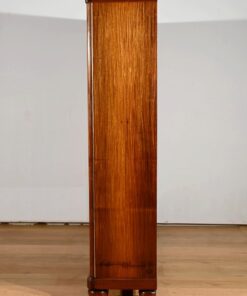 Small Blond Mahogany Bookcase - Side Profile - Styylish