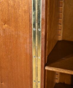 Small Blond Mahogany Bookcase - Door Hardware - Styylish