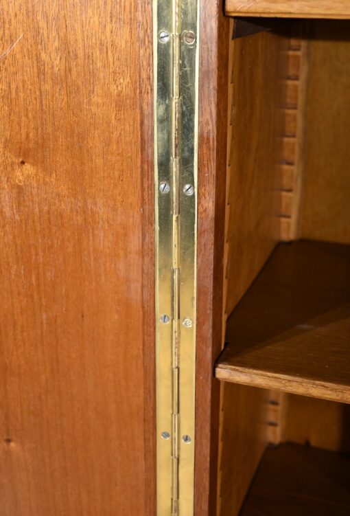 Small Blond Mahogany Bookcase - Door Hardware - Styylish