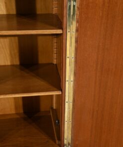 Small Blond Mahogany Bookcase - Door - Styylish