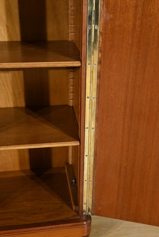 Small Blond Mahogany Bookcase - Door - Styylish