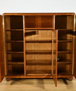 Small Blond Mahogany Bookcase - Interior - Styylish