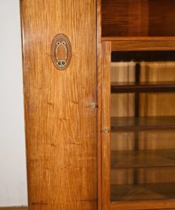 Small Blond Mahogany Bookcase - Left Side - Styylish