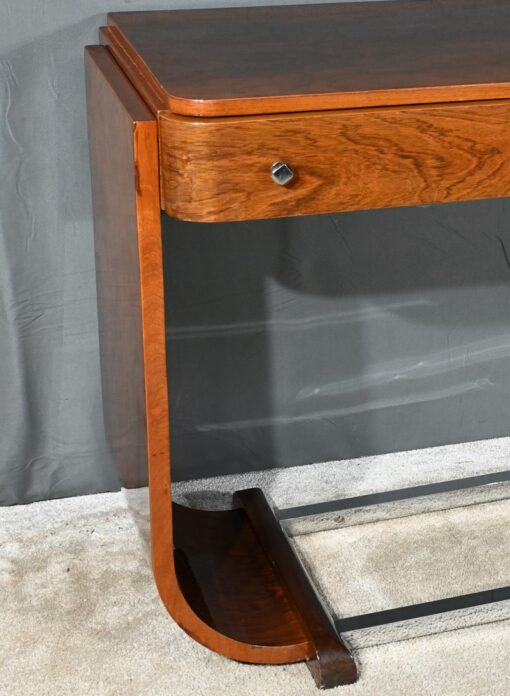 Art Deco Console Desk - Left Side Detail - Styylish