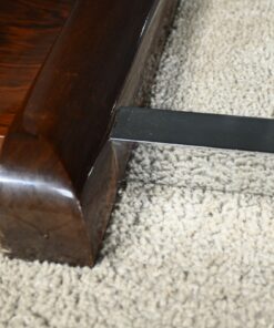 Art Deco Console Desk - Bottom Detail with Chrome - Styylish