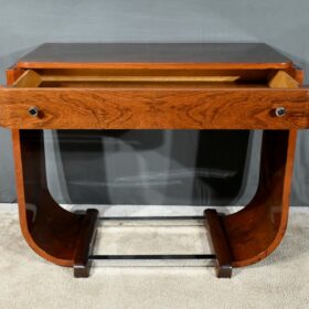 Walnut Art Deco Console Desk, 1930