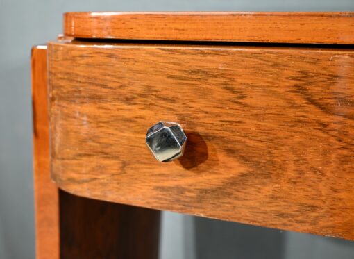 Art Deco Console Desk - Chrome Drawer - Styylish