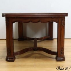 Louis XIV Style Extendable Table - Curved Base Side Detail - Styylish