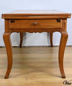 Extendable Farmhouse Table - Extended Side Detail - Styylish