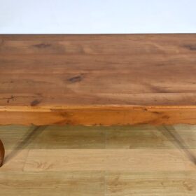 Extendable Farmhouse Table in Cherry, 10 to 16 Place Settings – 2nd Part of the 19th Century