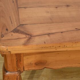 Extendable Farmhouse Table in Cherry, 10 to 16 Place Settings – 2nd Part of the 19th Century