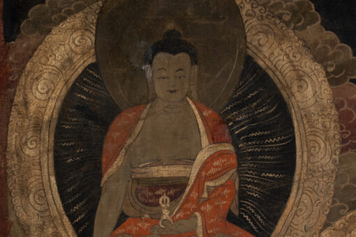 Tibetan Thangka Buddha - Close Up - Styylish