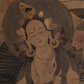 Tibetan Thangka Buddha, Late 19th Century