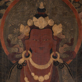 Tibetan Thangka Buddha, Late 19th Century