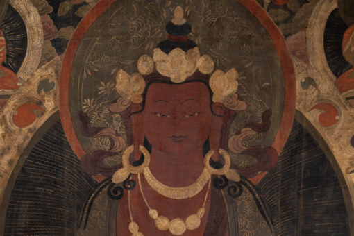 Tibetan Thangka Buddha - Face - Styylish